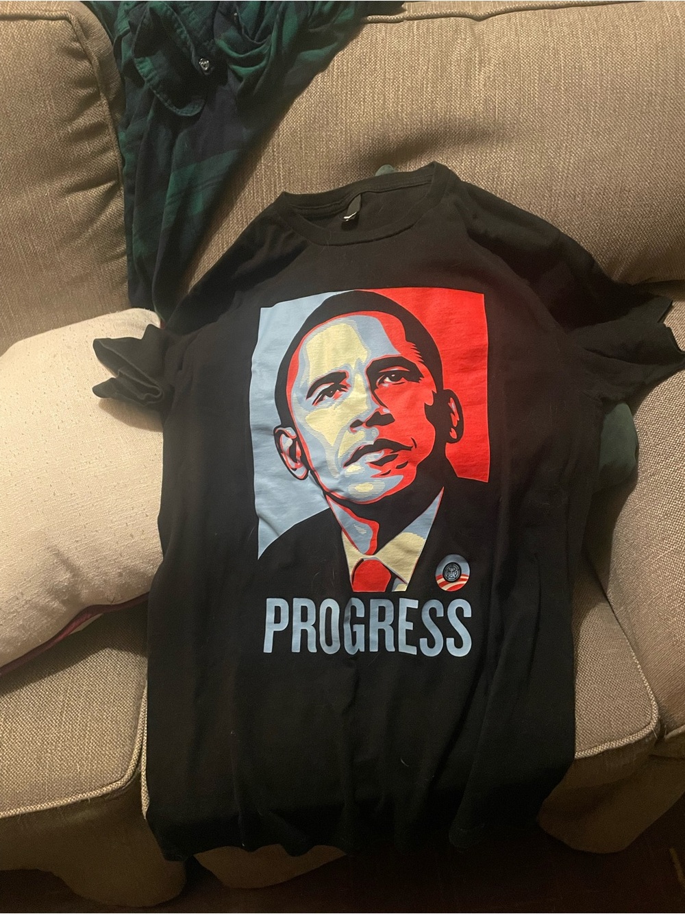 Obey Men’s Obama Progress tee — never worn